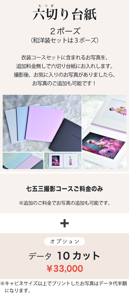六切り台紙